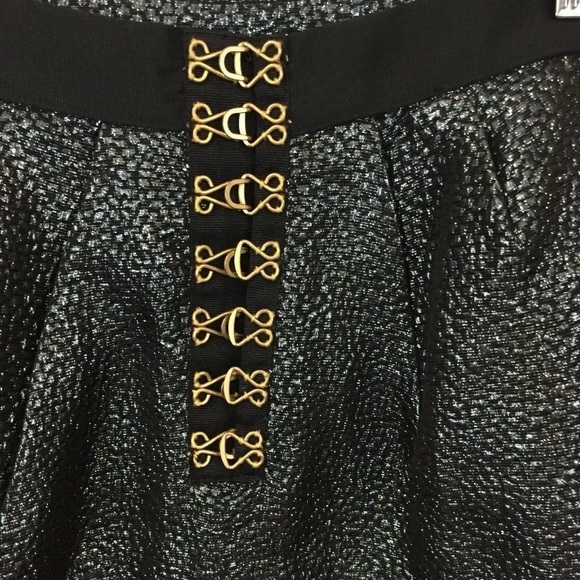 Leifsdottir Metallic Cobblestone Tulip Skirt - Picture 6 of 8